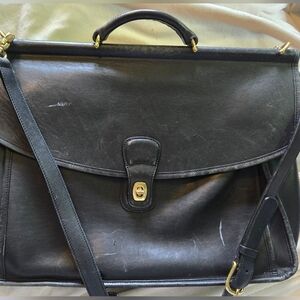 Vintage coach leather briefcase